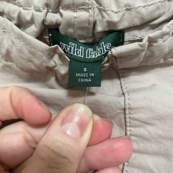 NWT Wild Fable Light Light Mauve Cargo Skirt w/ Drawstrings - Picture 3 of 5